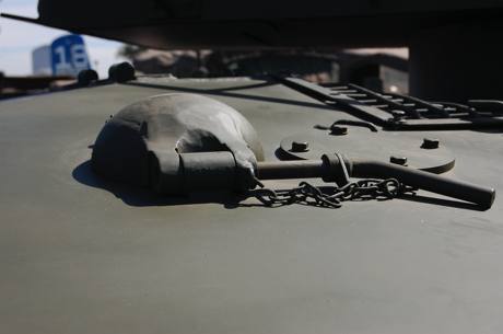 Armored fuel cap.