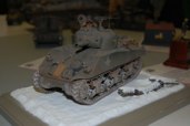 M4a3 105mmm OOB from Tamiya.