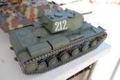 First off was the reveal of his KV-1.  Best paint job yet (when he follows good advice of course!)