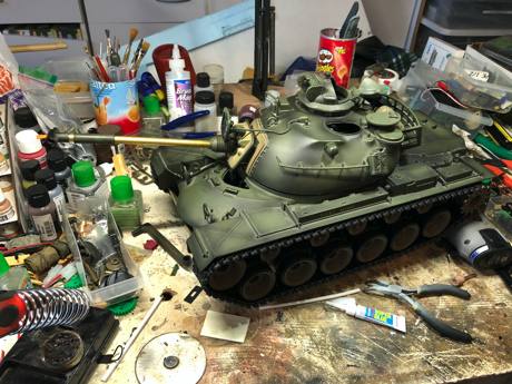 Barrel in place. No recoil for now.