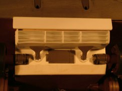 Then I installed the scratch built airbox using 3/8" steel cutter screws ran directly into the wood body of the airbox. The screws give me some adjustability, keeps the box secure, and will ultimately allow me to remove it should the need ever arise.