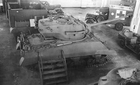 To explore a like minded expedient solution, Chrysler put a T26 turret on an M4 105 howitzer chassis. The decision makers decided to go forward with the M26 as a whole.