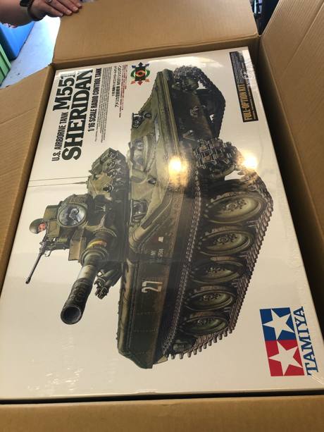 Still in the Tamiya shipping box!