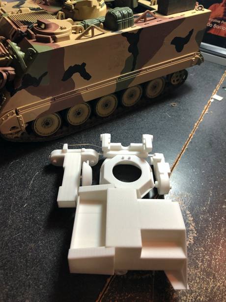 The 3d Printed Emerson turret allowed an M901 effort.